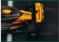 "McLaren F1 car rear view with the title 'Driver Rankings – FORMULA 1 STC SAUDI ARABIAN GRAND PRIX 2025, Jeddah' in the caption, showcasing the rear wing and tires."