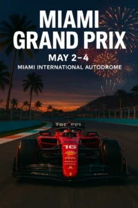 Miami GP Charles Lecler Ferrari