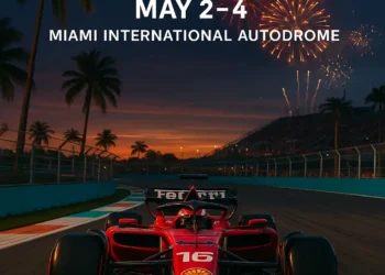 Miami GP Charles Lecler Ferrari